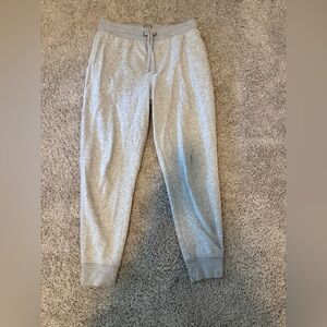 Men’s Gap Tapered Jogger Sweatpants, Grey, Small